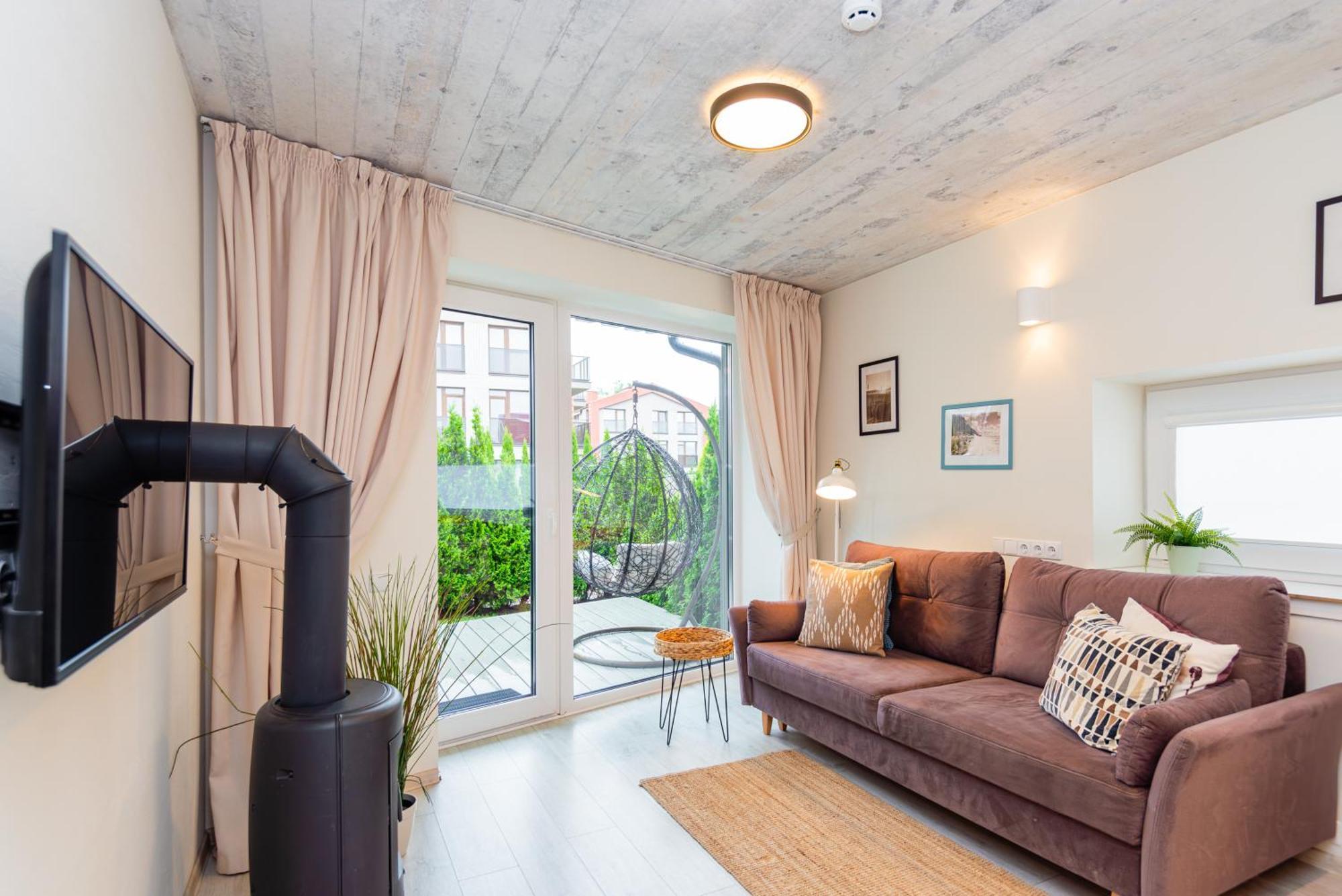 Zalia Kopa Apartamentai Salia Juros Palanga Esterno foto
