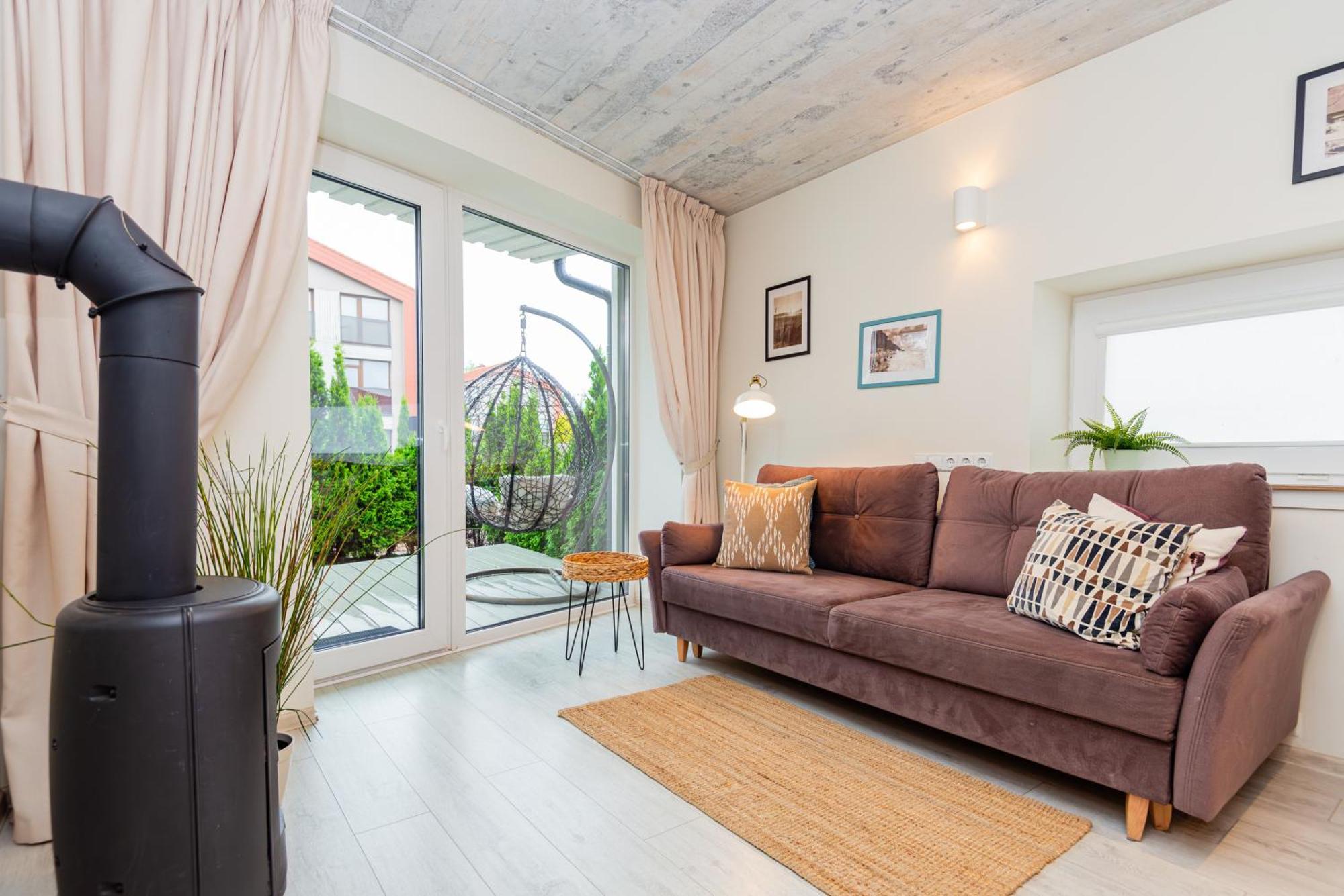 Zalia Kopa Apartamentai Salia Juros Palanga Esterno foto