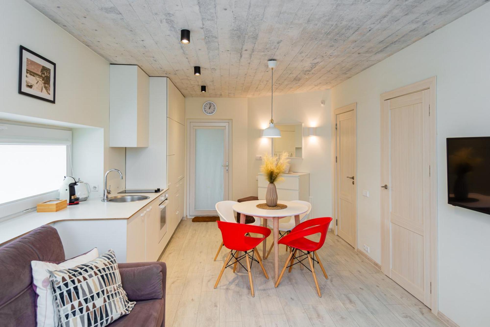 Zalia Kopa Apartamentai Salia Juros Palanga Esterno foto
