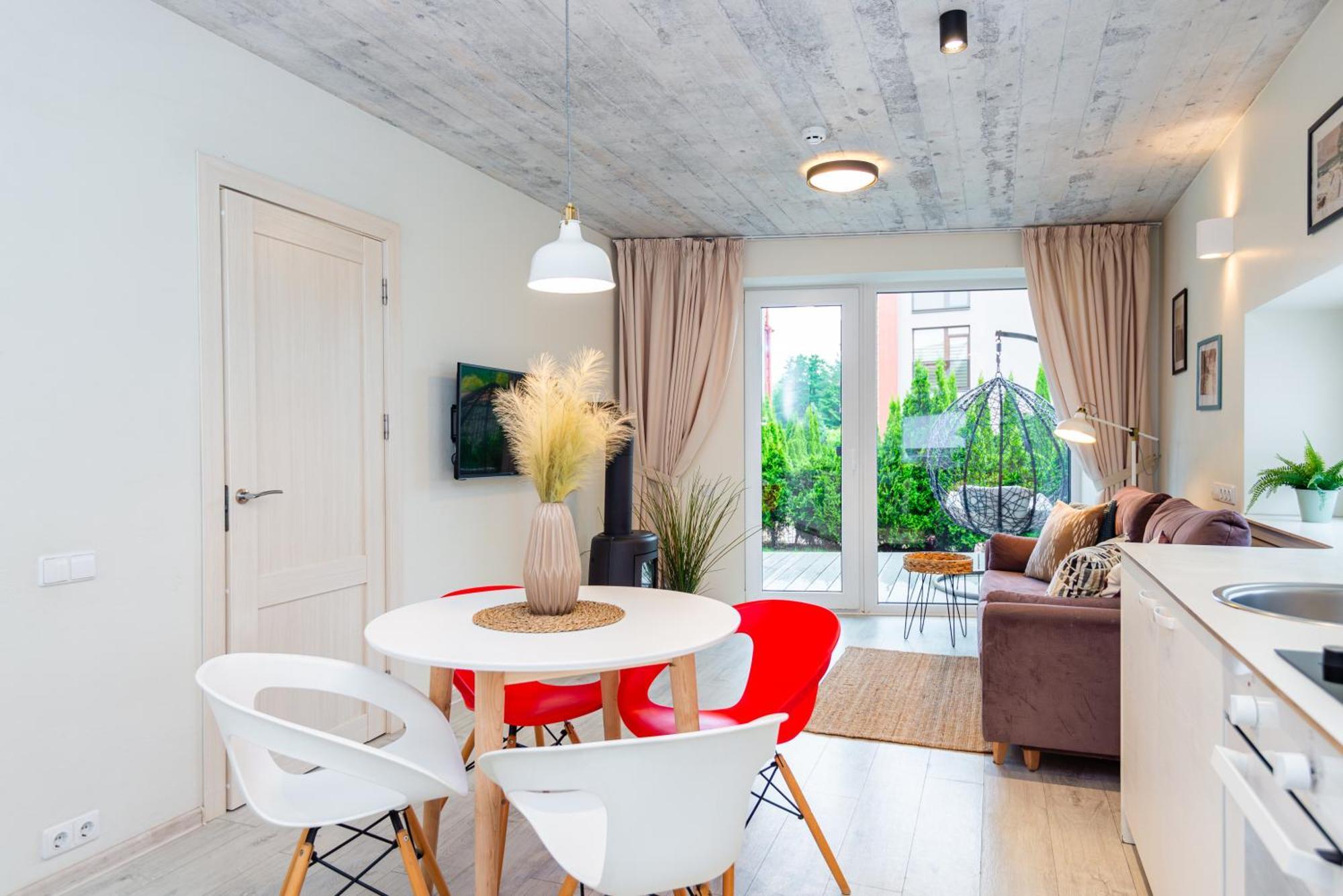 Zalia Kopa Apartamentai Salia Juros Palanga Esterno foto