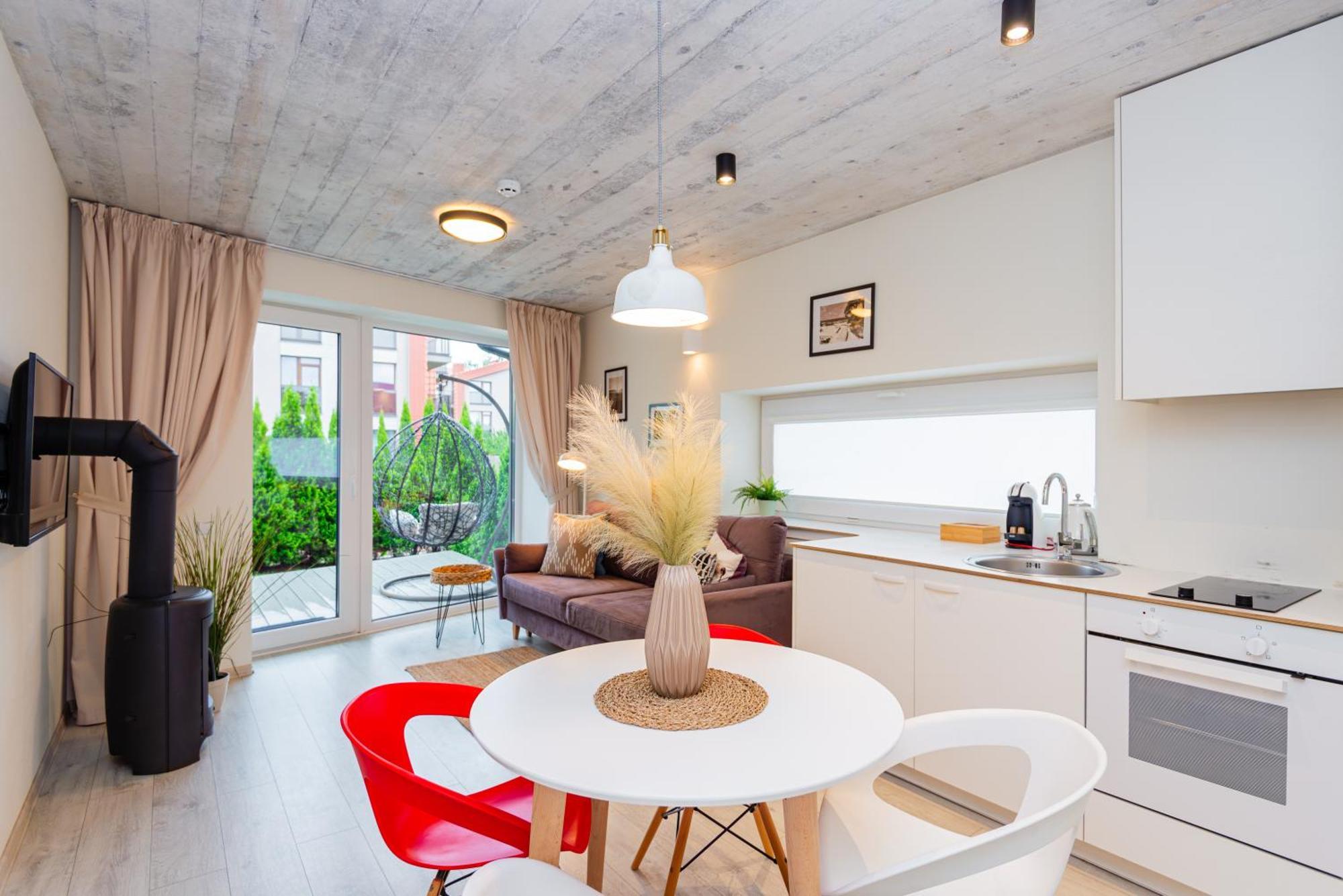 Zalia Kopa Apartamentai Salia Juros Palanga Esterno foto